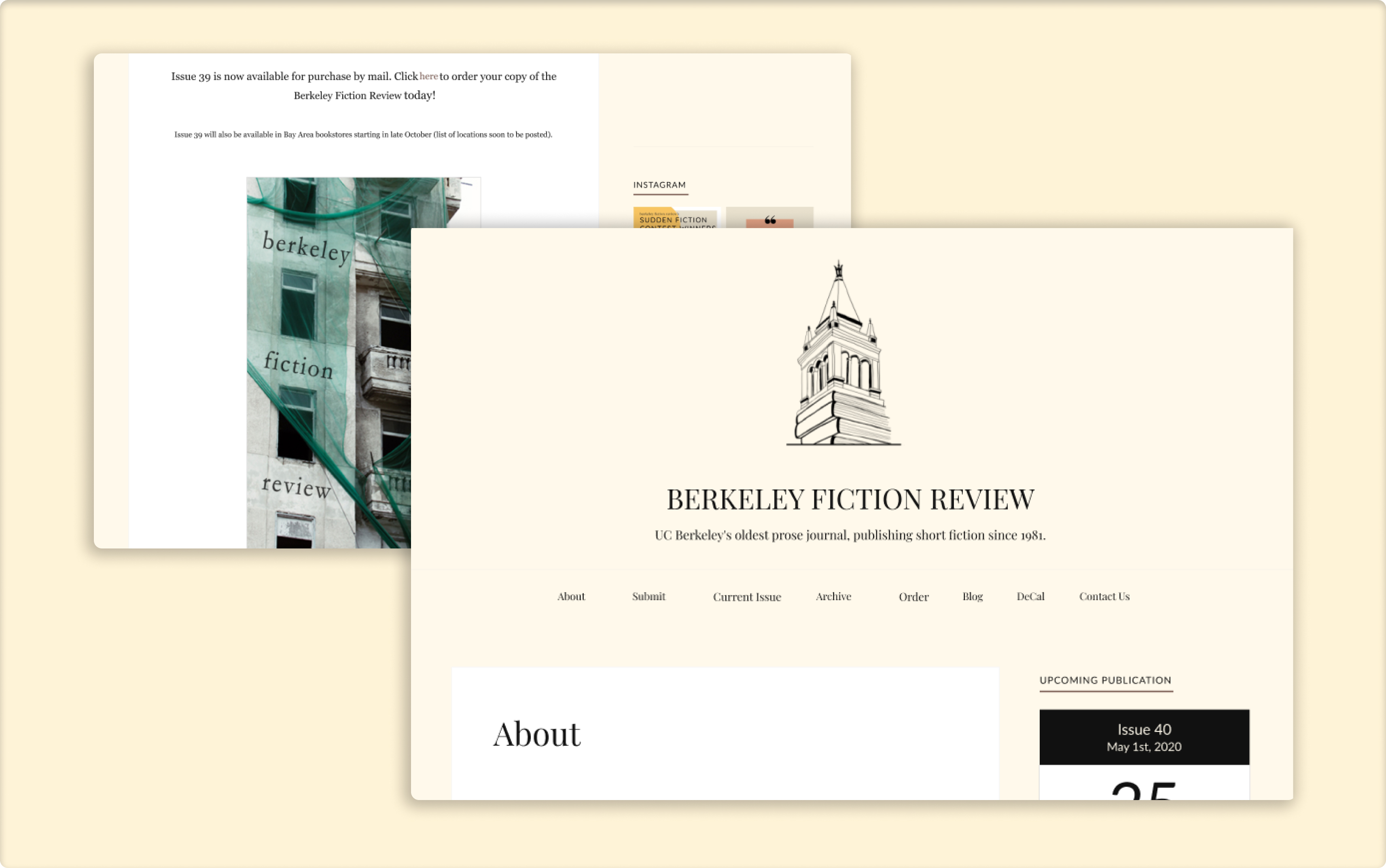 The original BFR home page